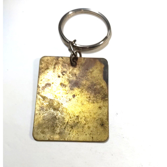 State Of Georgia Prisoner Flawed Tarnished Keychain - Picture 4 of 5
